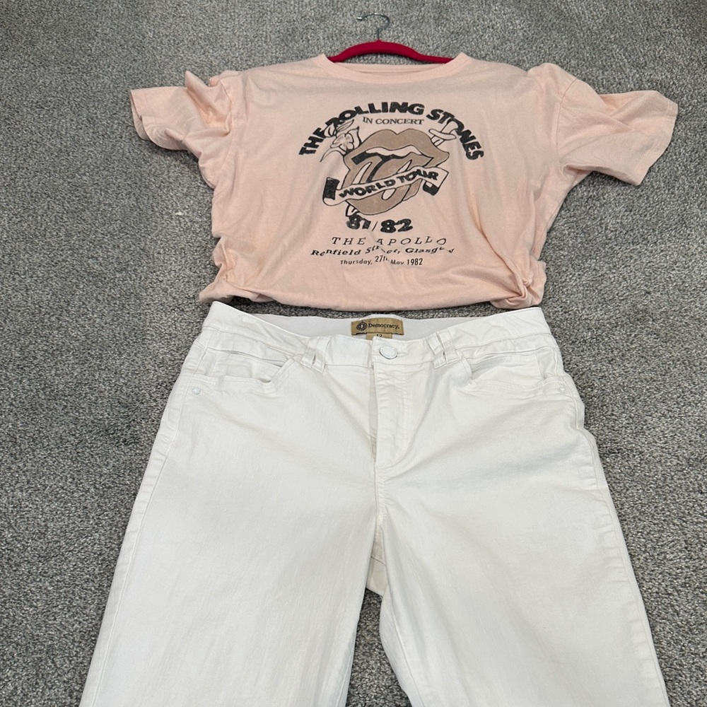 Democracy White Straight-Leg Women's Jeans